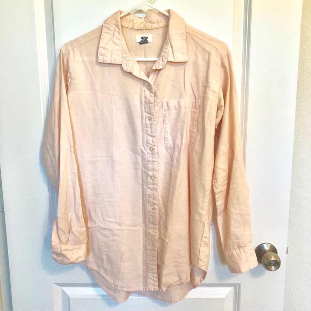 Old Navy Button Down Top - Light Pink